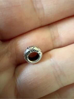 Chamilia Sterling silver bracelet spacer charm, EUC